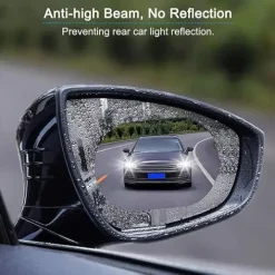 2 Pcs Car Rainproof Film for Rearview Mirror (2)