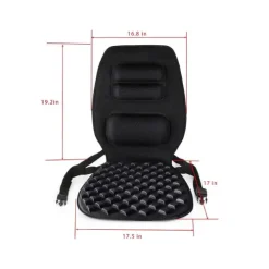 FOMI Premium Gel Cushion & Firm Back Support for Car & Office (3)