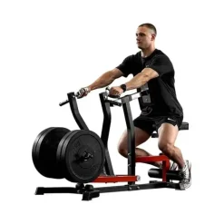 Seated Row Machine, Back Machines Home Gym Plate Loaded