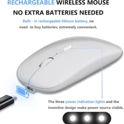 Slim Silent Wireless Mouse (2)