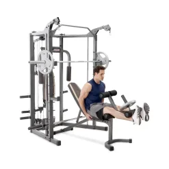 Smith Cage Machine with Workout Bench