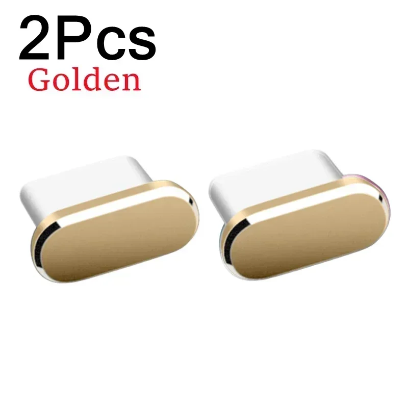 2Pcs Golden